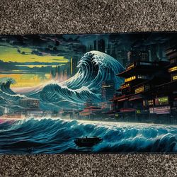 Cyberpunk Mouse Pad  (33 x 14)
