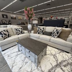 2 PC SOFA AND LOVESEAT 