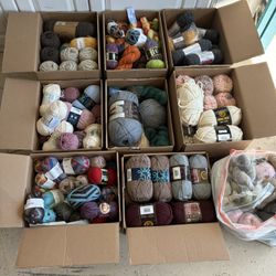 Knitting Yard ( Multiple Types) Lot