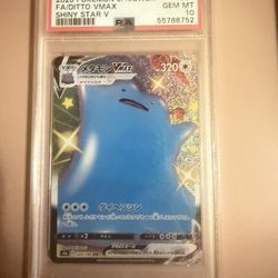 Shiny Ditto VMAX PSA 10 Pokemon Card