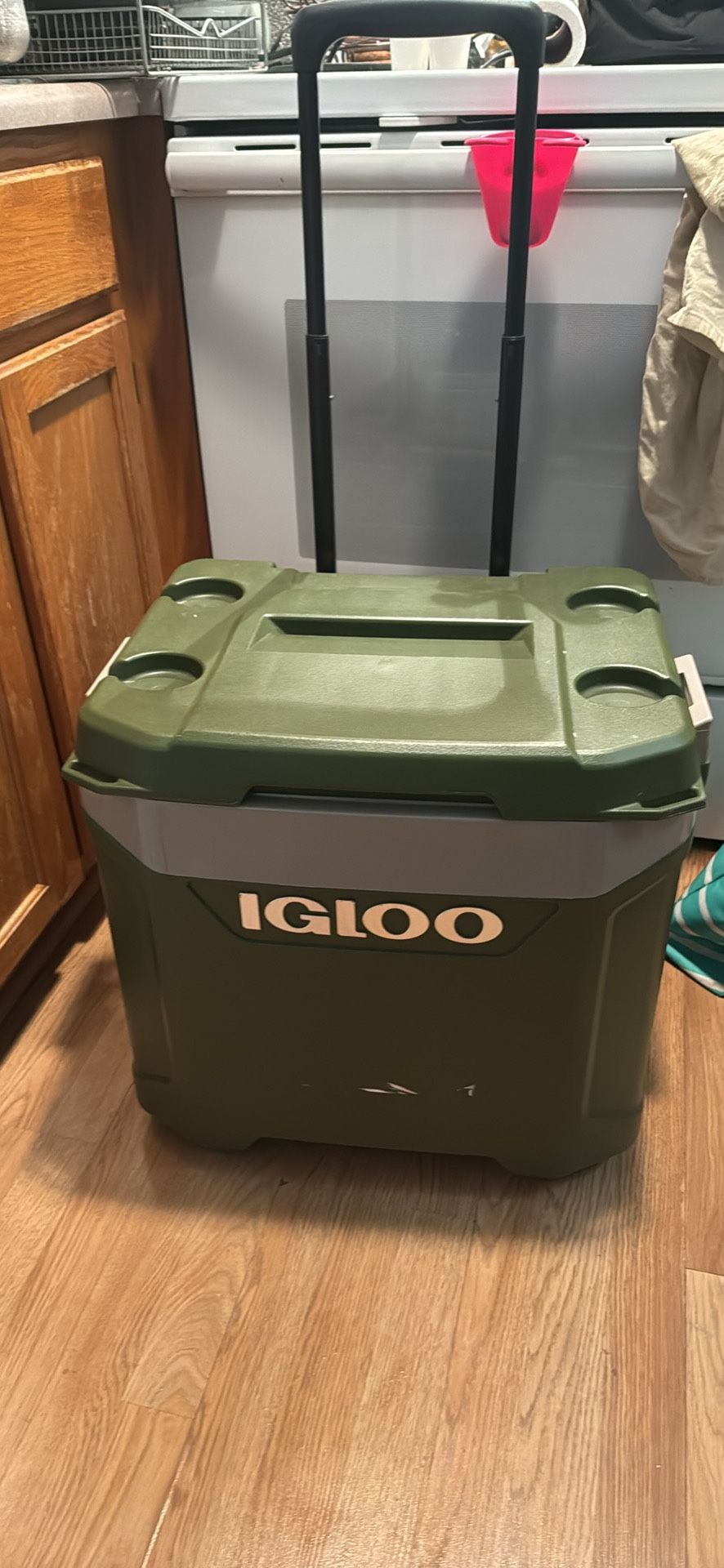60 L Igloo Cooler With Handle And Wheels