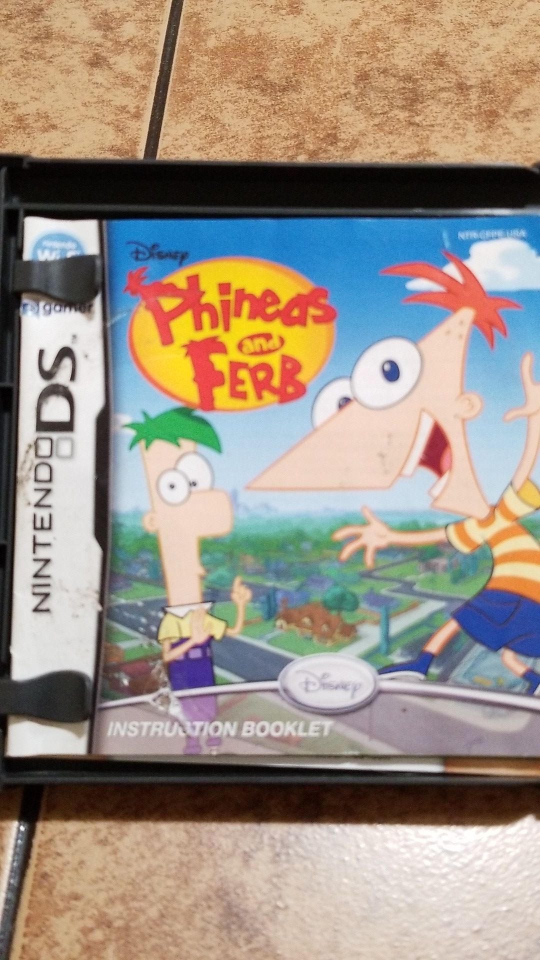 Nintendo DS game (Phineas and Ferb)