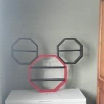 Mickey Mouse Inspired Wall Shelf