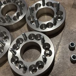 Espaciadores de  2 pulgadas /5 tuercas