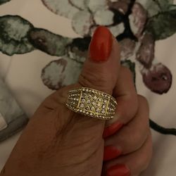 Men’s 14K Gold Plated Rings Sizes 7-14.... Chains, Pendents, Watches Iced Watches And Iced Bracelets