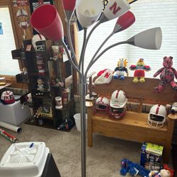 Nebraska Cornhuskers Huskers 3-Way Floor Lamps