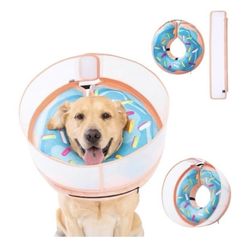 Inflatable Dog Cone Collar with Enhanced Anti-Licking