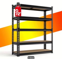 72 H Heavy Duty Metal Shelves