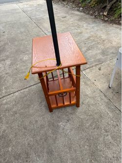 Lamp and end table