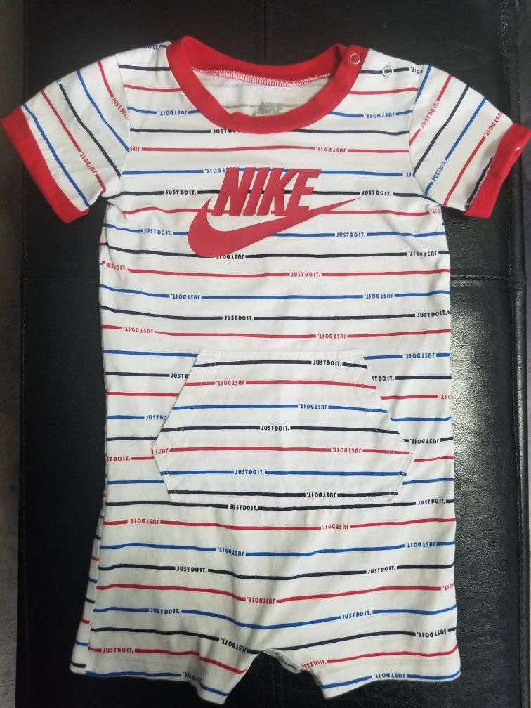 Nike Red, White & Blue Onesie. 24 Months.