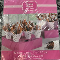 SNACK CONES- $5