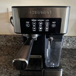 Chefman 1.8L Barista Pro Espresso Machine, Stainless Steel