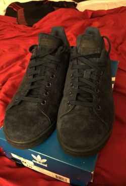 Adidas Blue suede Stan Smiths