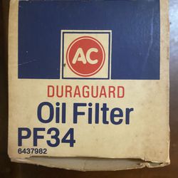 Duraguard oil Filter PF34 And Wearguard Oil filter