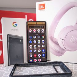 Google Nest PIXEL 6A UNLOCKED + JBL Tune Bluetooth Headphones 
