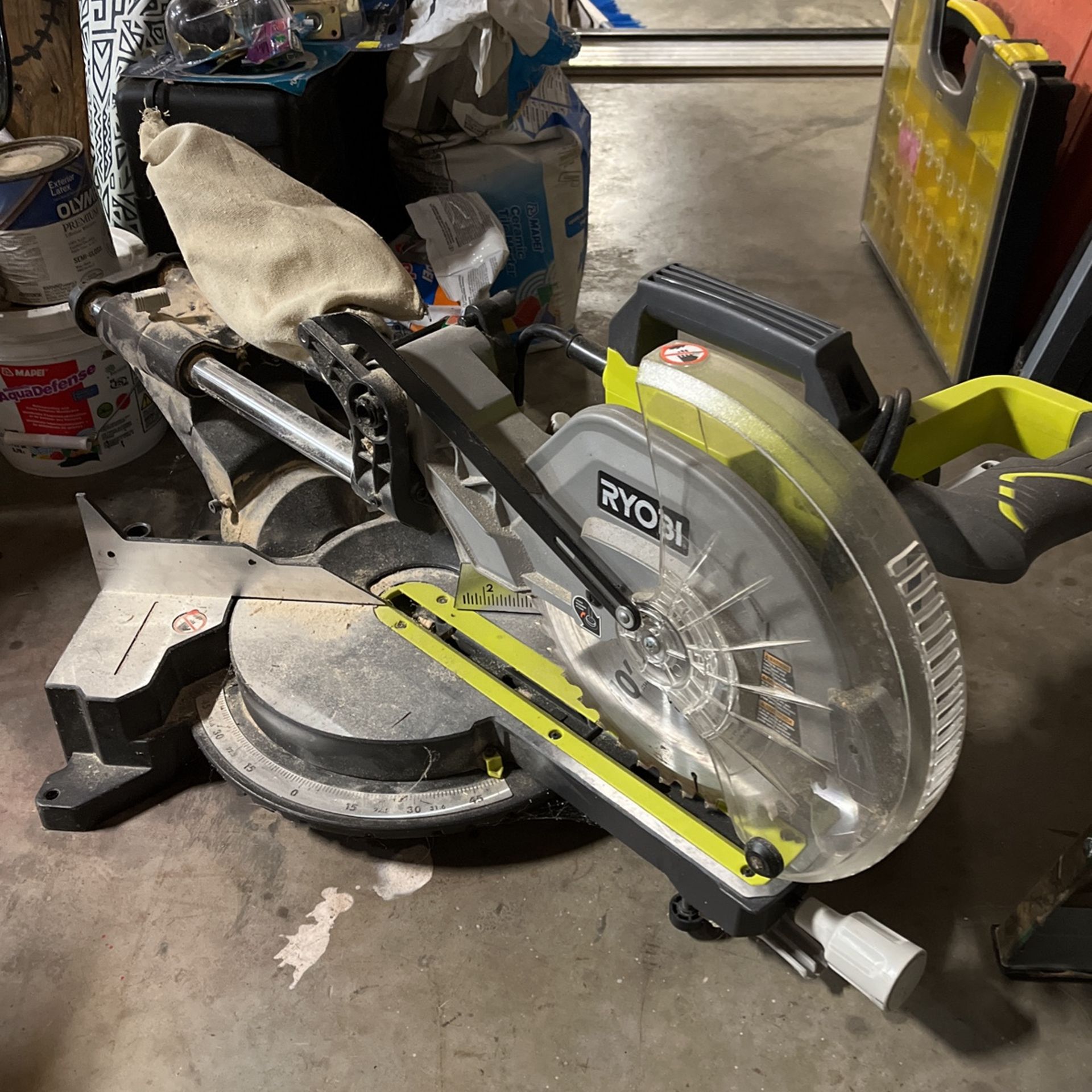 Ryobi Slide Miter Saw. 10”