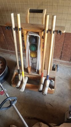 Croquet set