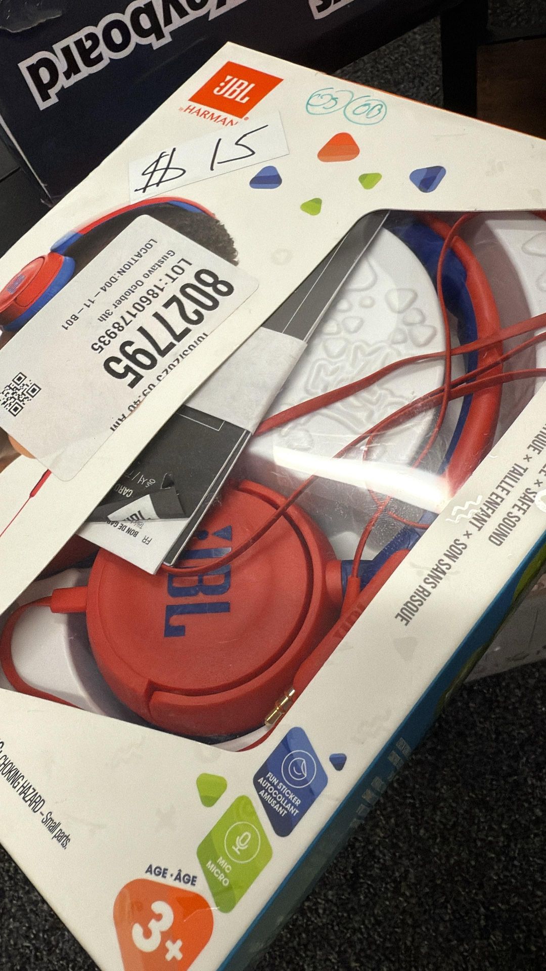 JBL Jr310 - Kids on-ear Headphones - On the way to the biggest stage. - Red New $15