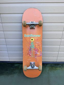 Golfwang sunflower complete skateboard.