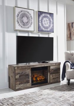 New Tv Stand With Fireplace 