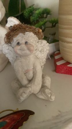 Cherub Angel Figurine with Wings