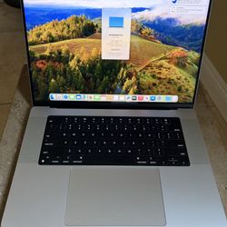 2021 Macbook Pro 16 M1 Pro 16GB 512GB Silver 