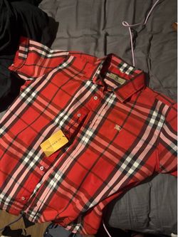 burberry button up