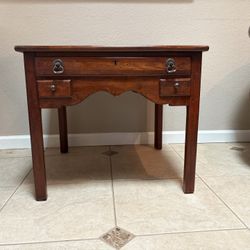 Solid Wood End Table