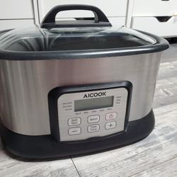 AI Cook Digital Slow Cooker Crockpot