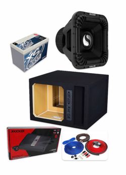 NEW POWERFUL BASS PACKAGE KICKER SOLO X 15” INSTALLED