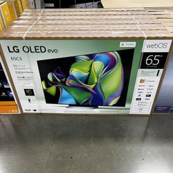 65 INCH LG OLED C3 EVO SMART 4k TVS AI THIN Q NEW OPEN BOX JUST LIKE NEW