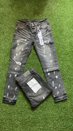 Purple Brand Jeans Paint Splats