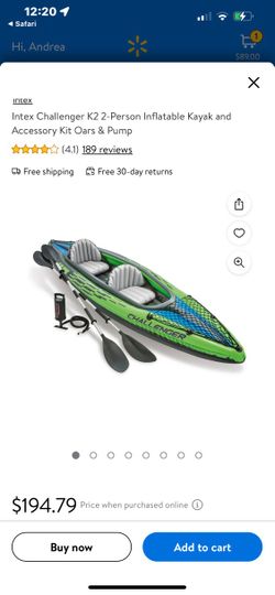 Intex Challenger K2 ....Kayak...
