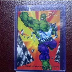 Fleer 1994 Flair Marvel Hulk #95 "Hulk Leads the Pantheon" Non-Sport Card