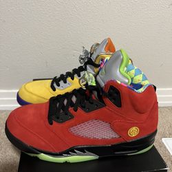 Air Jordan 5 SE Red And Yellow Color Way