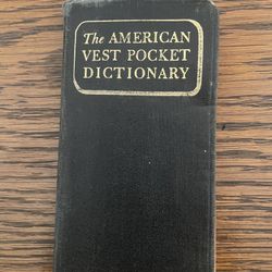 The American Vest Pocket Dictionary 