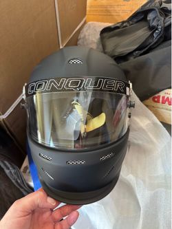 NEW Conquer Snell SA2020 Racing Helmet - Medium - Never Worn