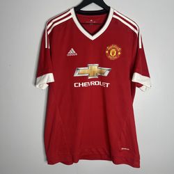 Manchester United 2015 2016 Jersey Mens XL Red Adidas AC1414