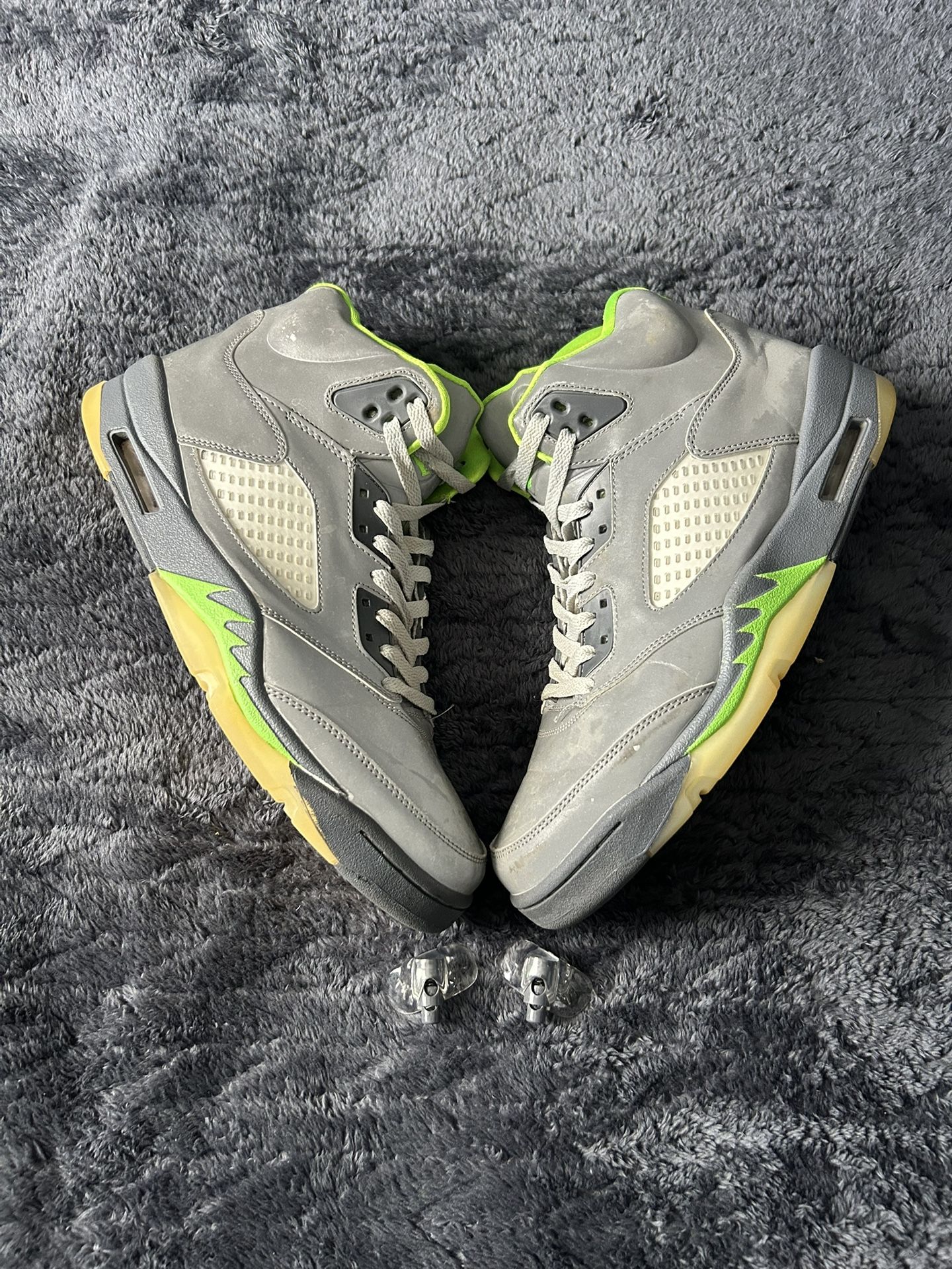 Jordan 5 Green Bean Size 12
