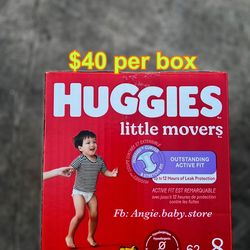 Huggies little movers size 8