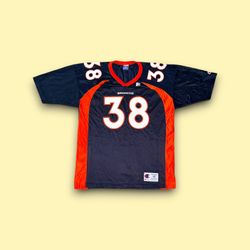 Vintage Denver Broncos Mike Anderson NFL Champion jersey navy blue men’s 40 