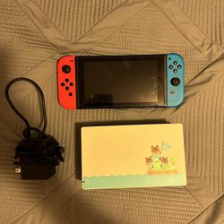 Nintendo Switch (animal crossing edition)