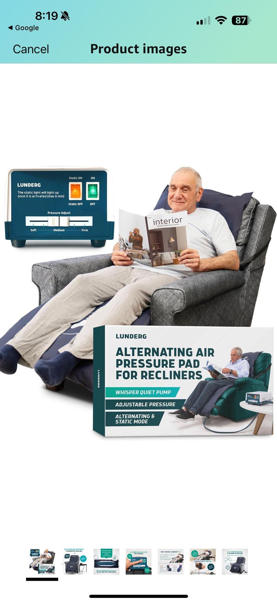 Lunderg Alternating Air Pressure Pad 