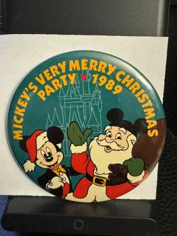 Disney collectible button - 1989