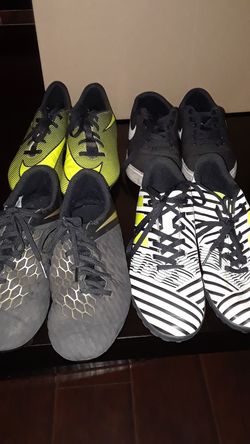 Boys shoes and soccer shoes size 5 and 6