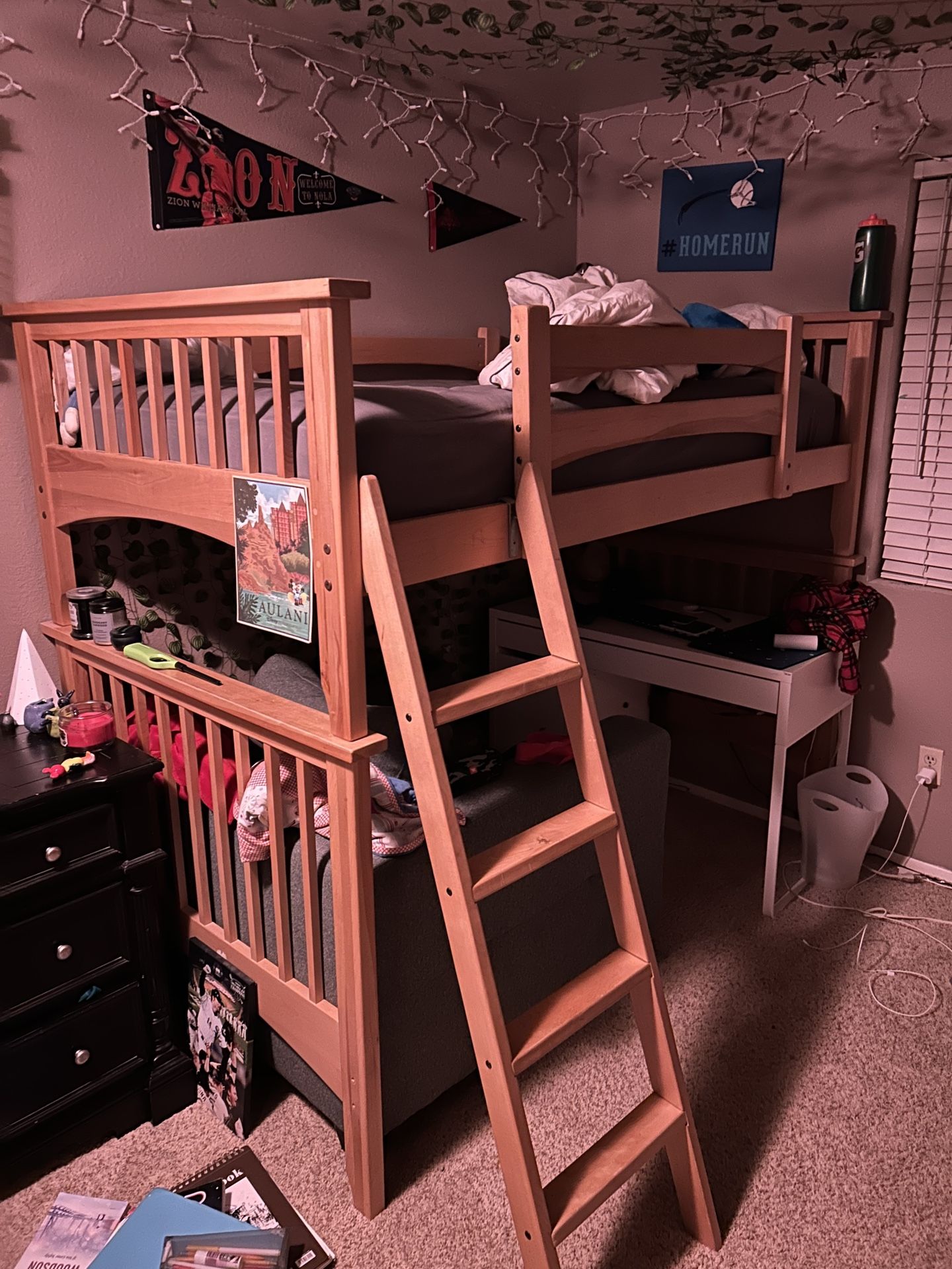 Solid Wood Bunk Bed