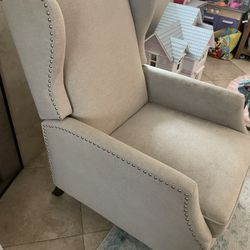 Wingback Chair And Couch Set 