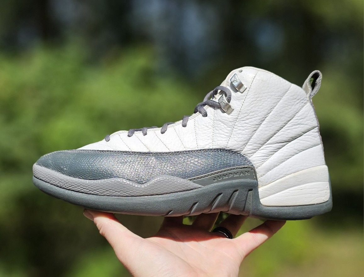 Vintage 2003 Nike Air Jordan XII Retro Flint Grey in US mens Size 12 Vintage Xi Iv 4 3 Rare Supreme