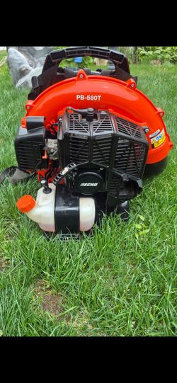 Echo pb580t 2cycle gas backpack blower like new
