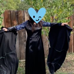 Maleficent Medieval Renaissance Fair Costume Dress Costume